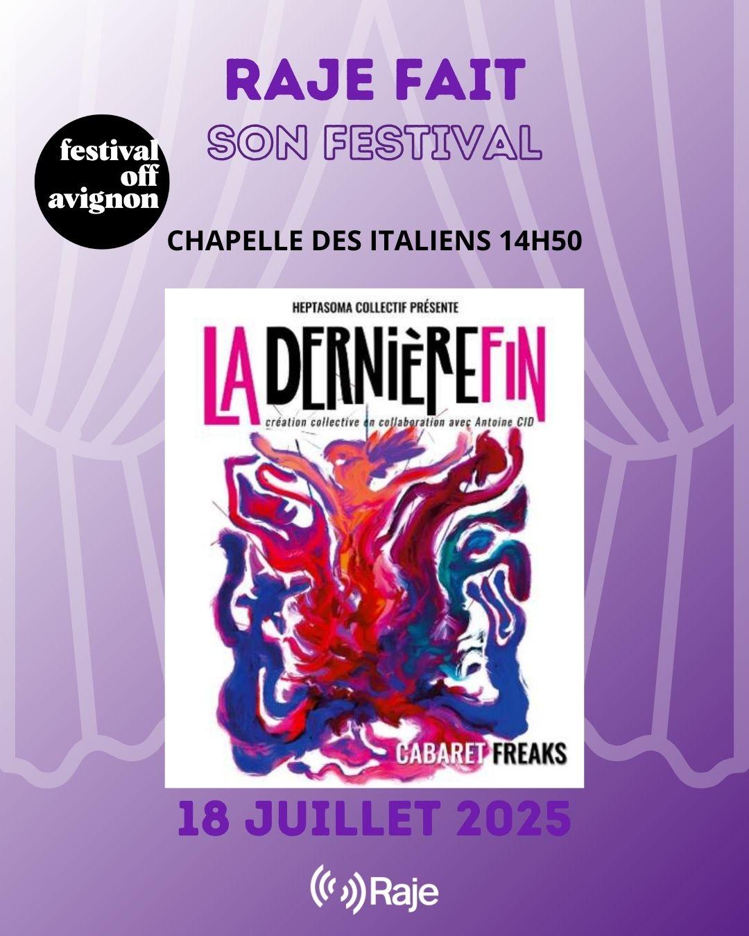 RAJE FAIT SON FESTIVAL JOUR #18 Imane Benaziza pour LA DERNIERE FIN